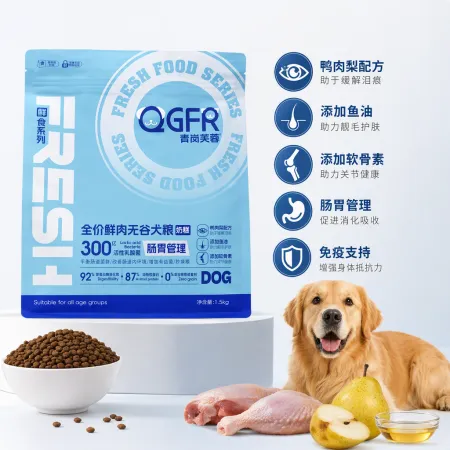 High-quality pet dog food in blue packaging bags, nutritionally balanced and healthy, with no additives High-quality pet dog food in blue packaging bags, nutritionally balanced and healthy, with no additives